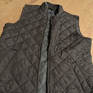 MADE (Cam Newton Brand) quilted dark grey vest - LARGE